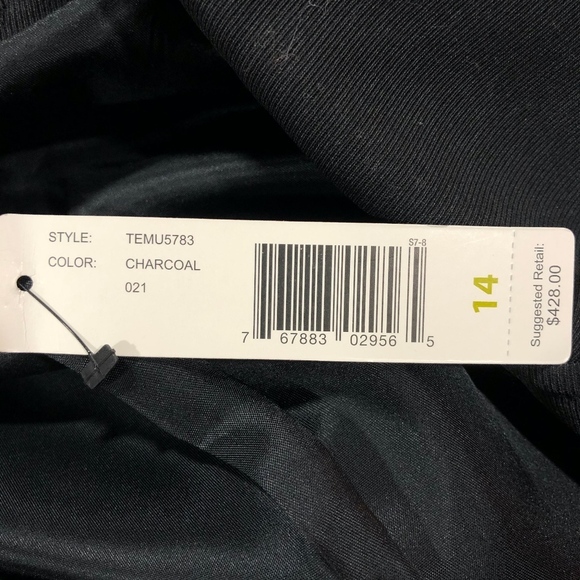 **ELLEN TRACY* Plus Charcoal Blazer Suit Jacket NWT Size 14 - Picture 7 of 7